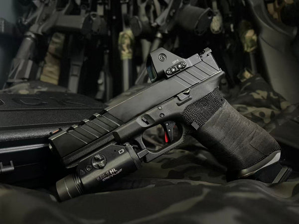 GOWUTAR GP-9 Large Window Red Dot Sight - 6 MOA RMR Footprint Red Dot Optics - 7075 Aluminum Motion Awake Pistol Reflex Sights