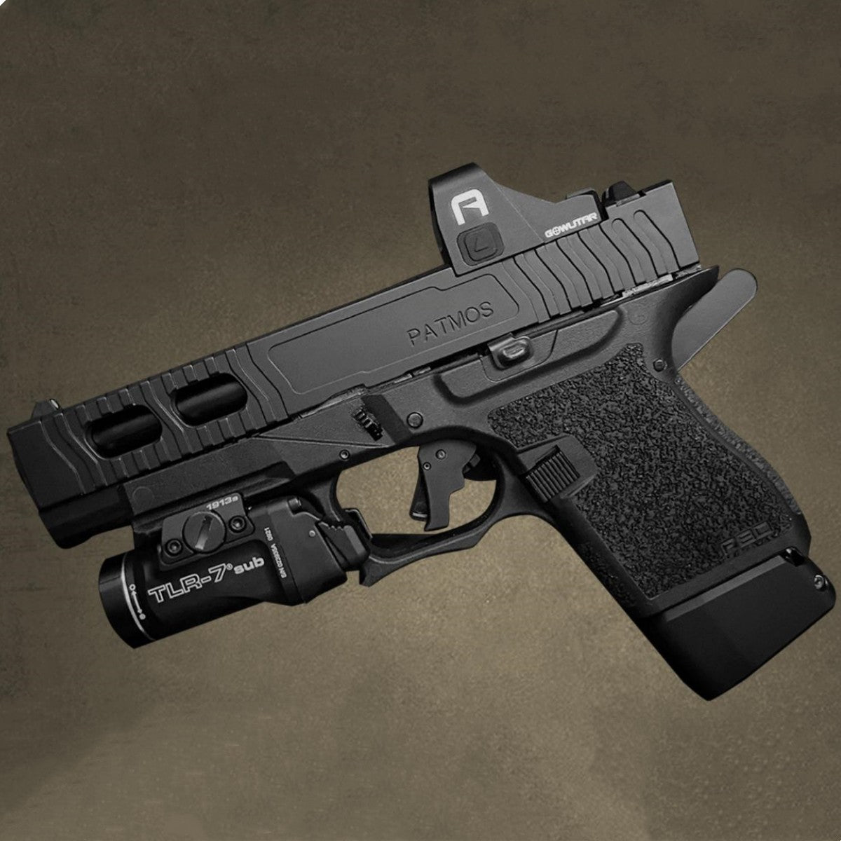 A17 Micro Green Dot Reflex Sight - 2 MOA, RMSc Footprint, Shake Awake, With Picatinny Mount For Pistol & Rifle